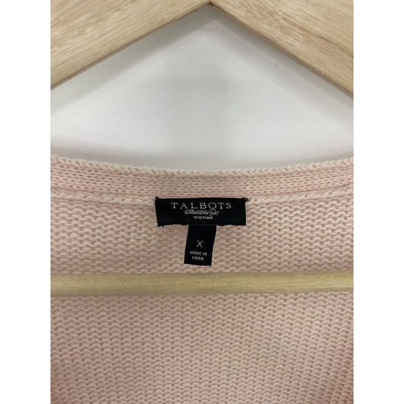 Talbots Plus Size Cardigan Sweater Button‎ Up V Neck Lambs Wool Blend Size X - Picture 4 of 10